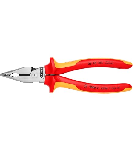 KNIPEX - 03 08 200 SBA Tools - Combination Pliers, 1000V Insulated